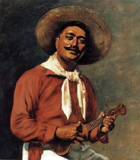 Hubert Vos Hawaiian Troubadour Spain oil painting art